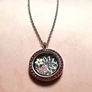 Medium pink locket